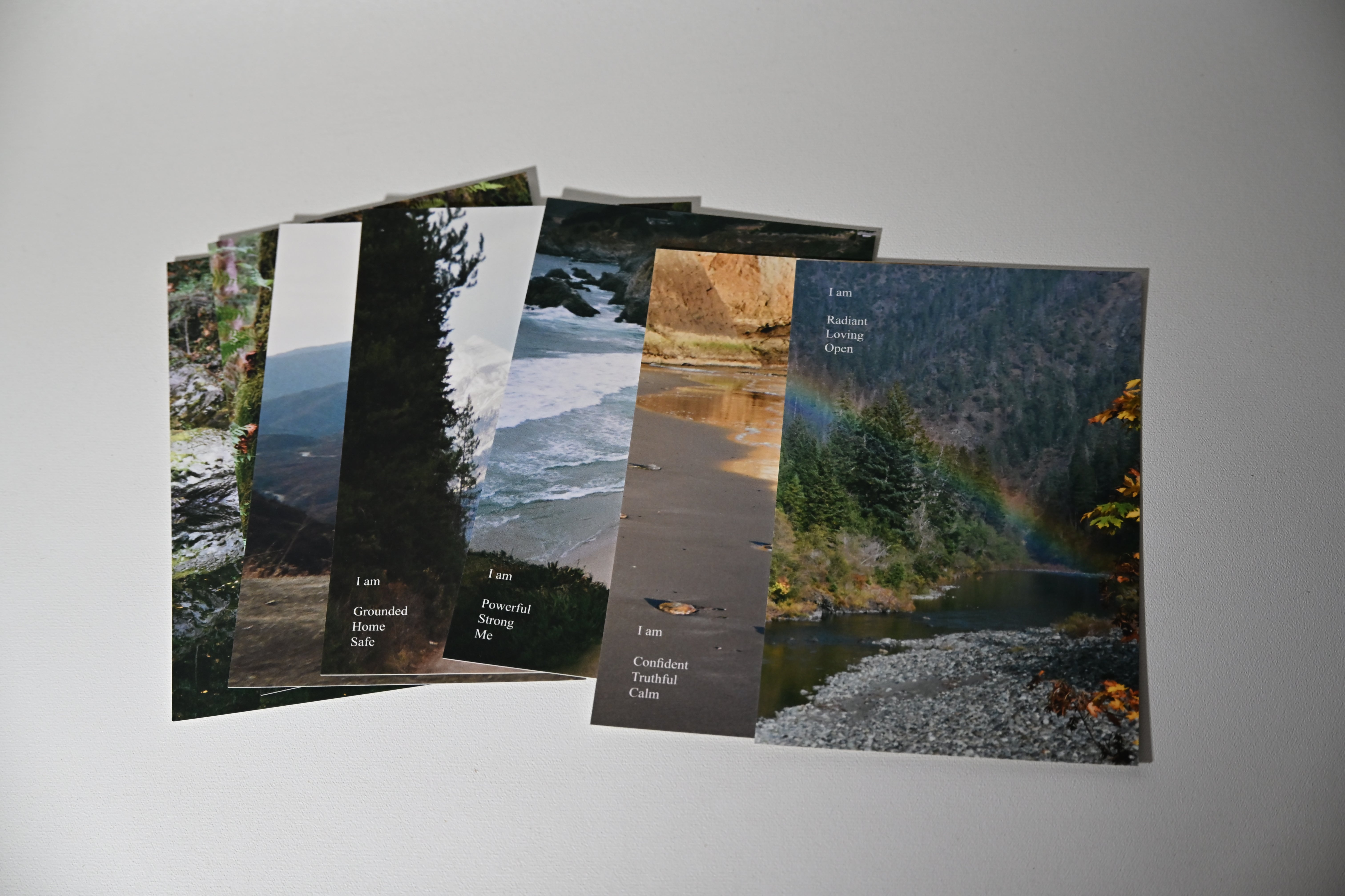 mantra postcards