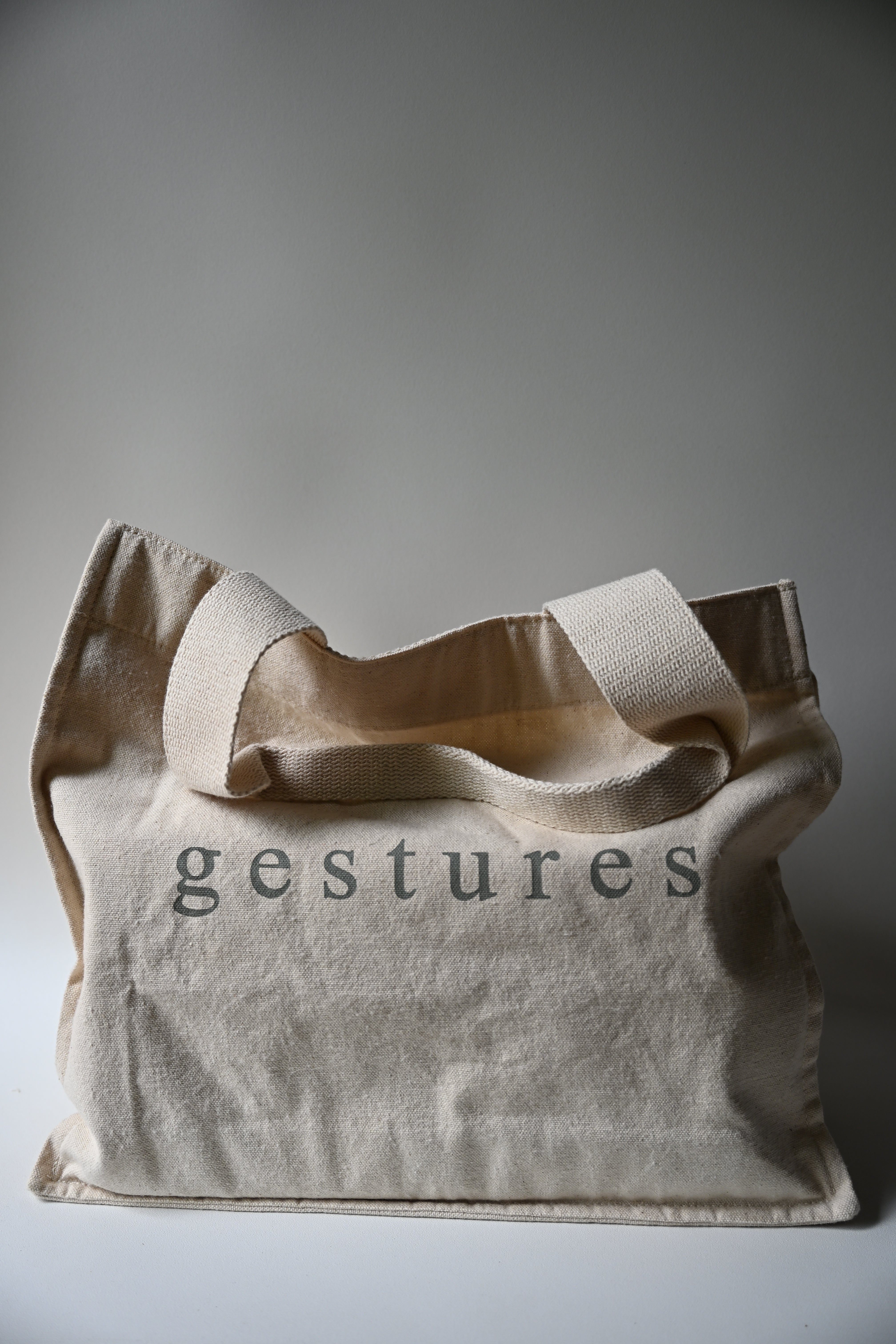 gestures tote bag