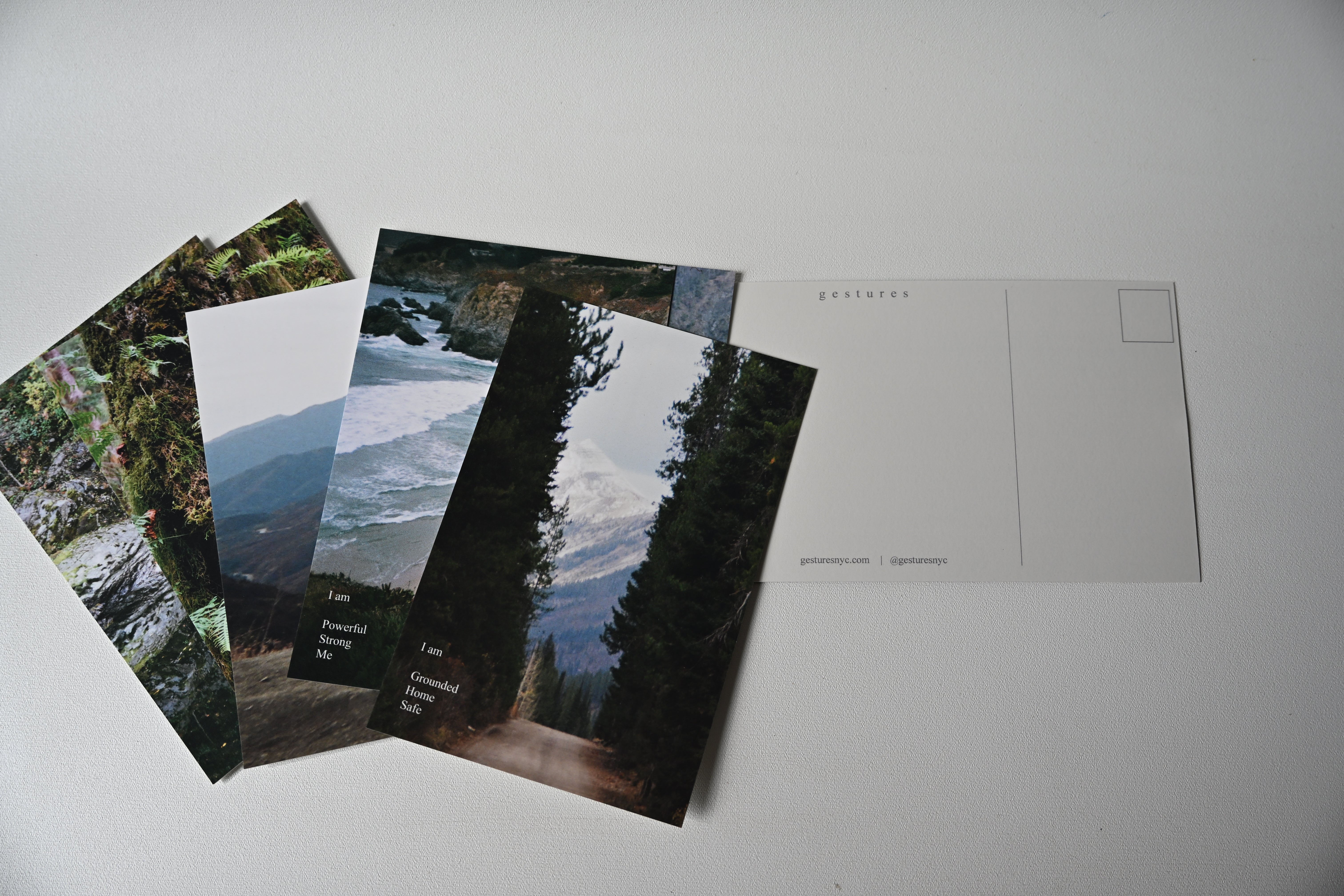 mantra postcards