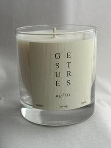 ground + uplift glass candles