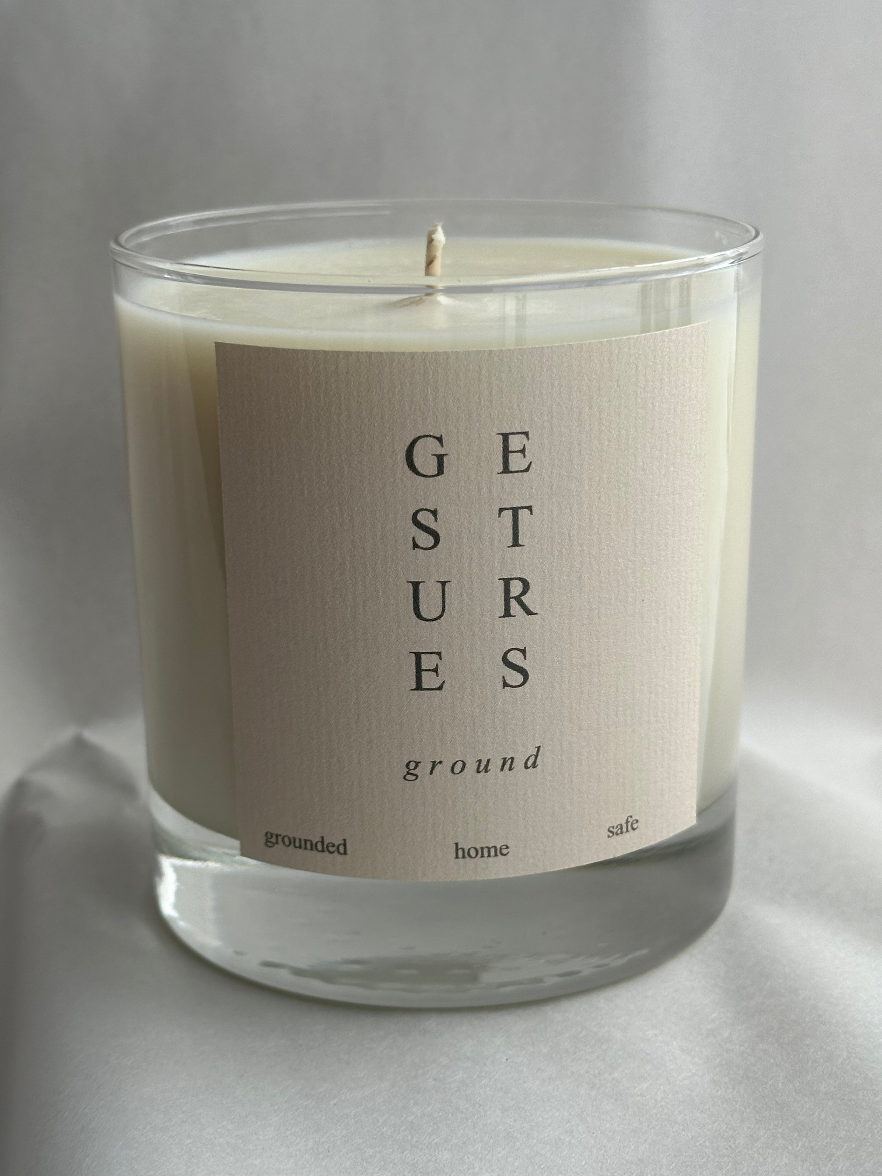 ground + uplift glass candles